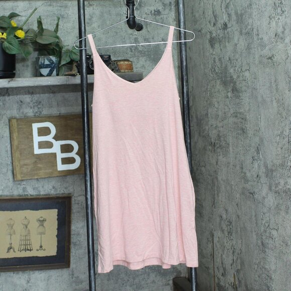 NWT State of Day Womens Fluid Knit Solid Tank Nightgown Blush Heather Pink S - Picture 3 of 5
